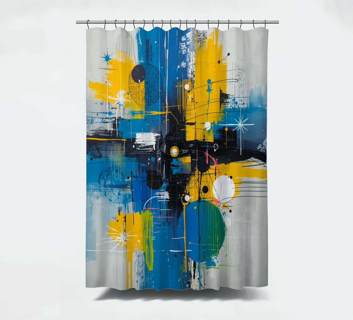 Abstract Expression Duschvorhang von uniqe world