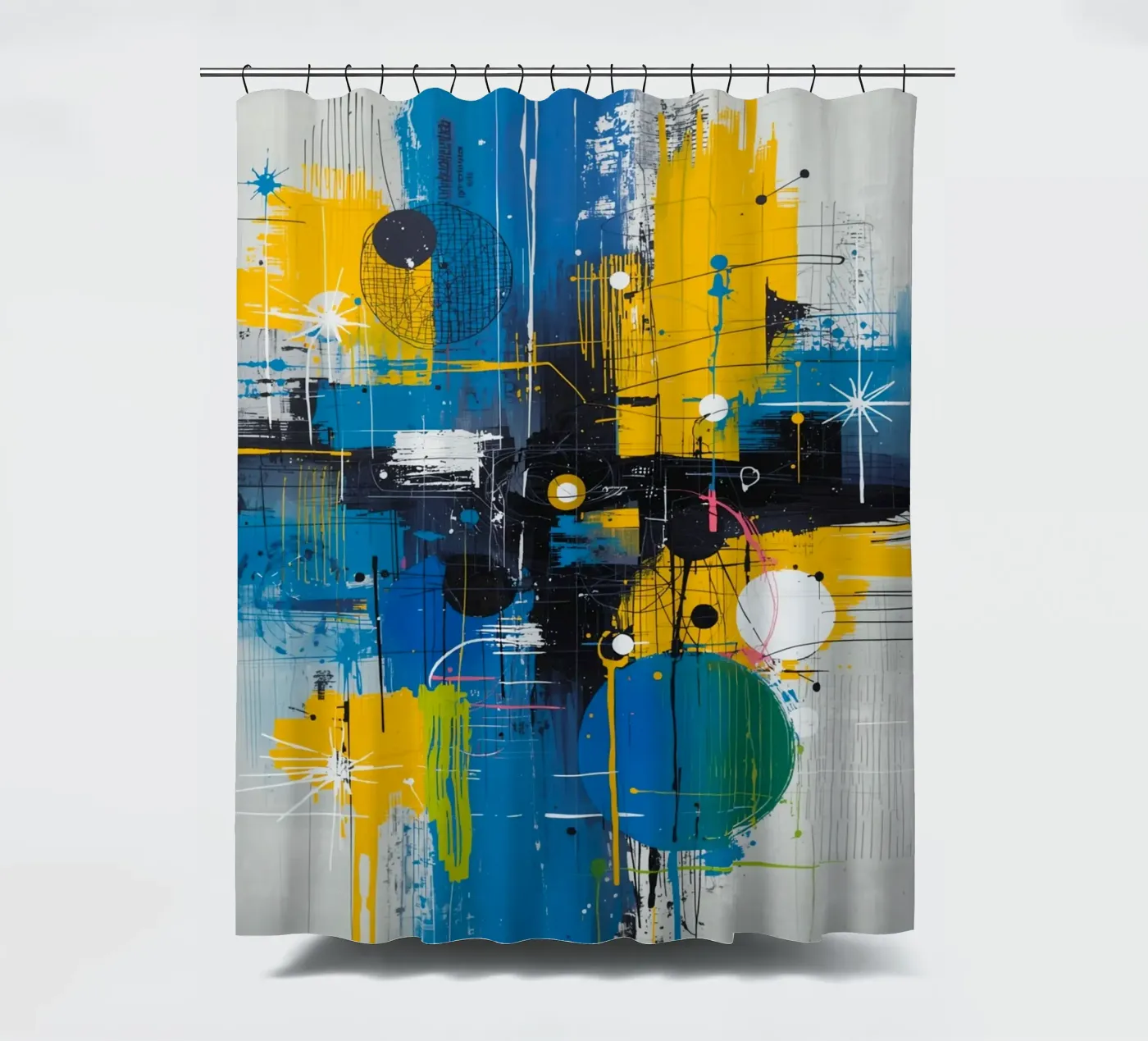 Abstract Expression Duschvorhang von uniqe world