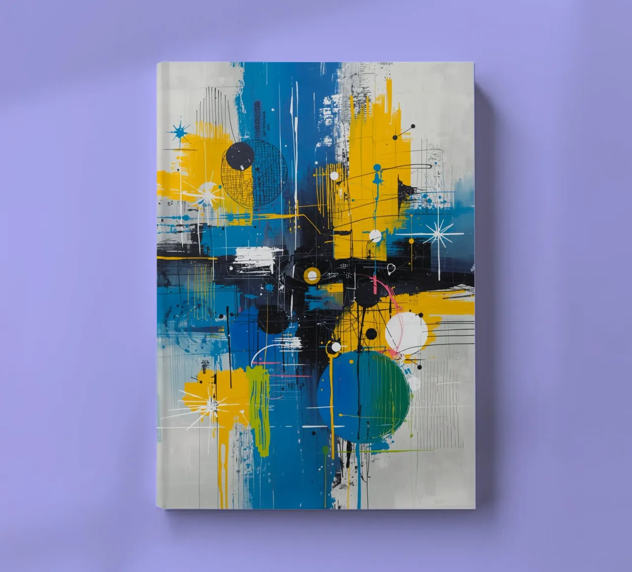 Abstract Expression notebook by uniqe world