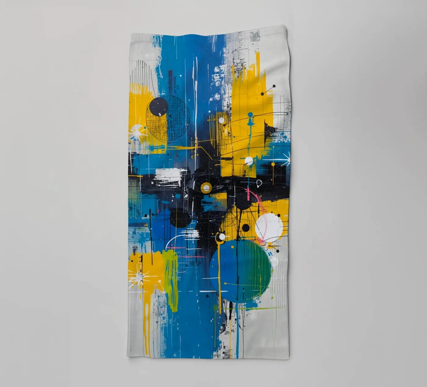 Abstract Expression towel by uniqe world