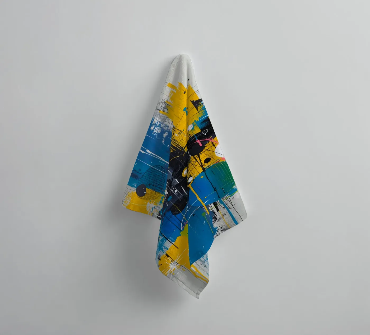 Abstract Expression towel by uniqe world