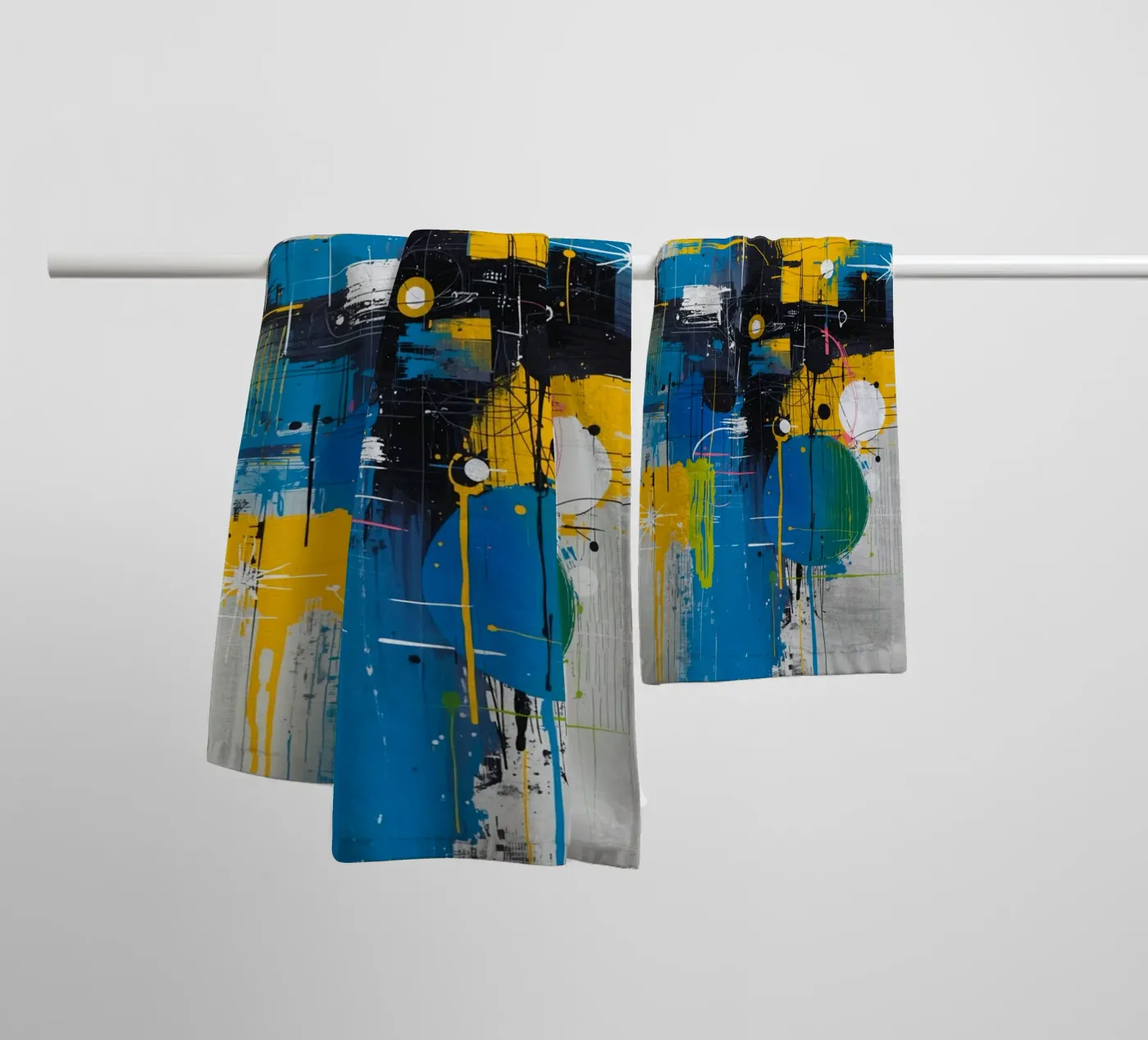 Abstract Expression towel by uniqe world