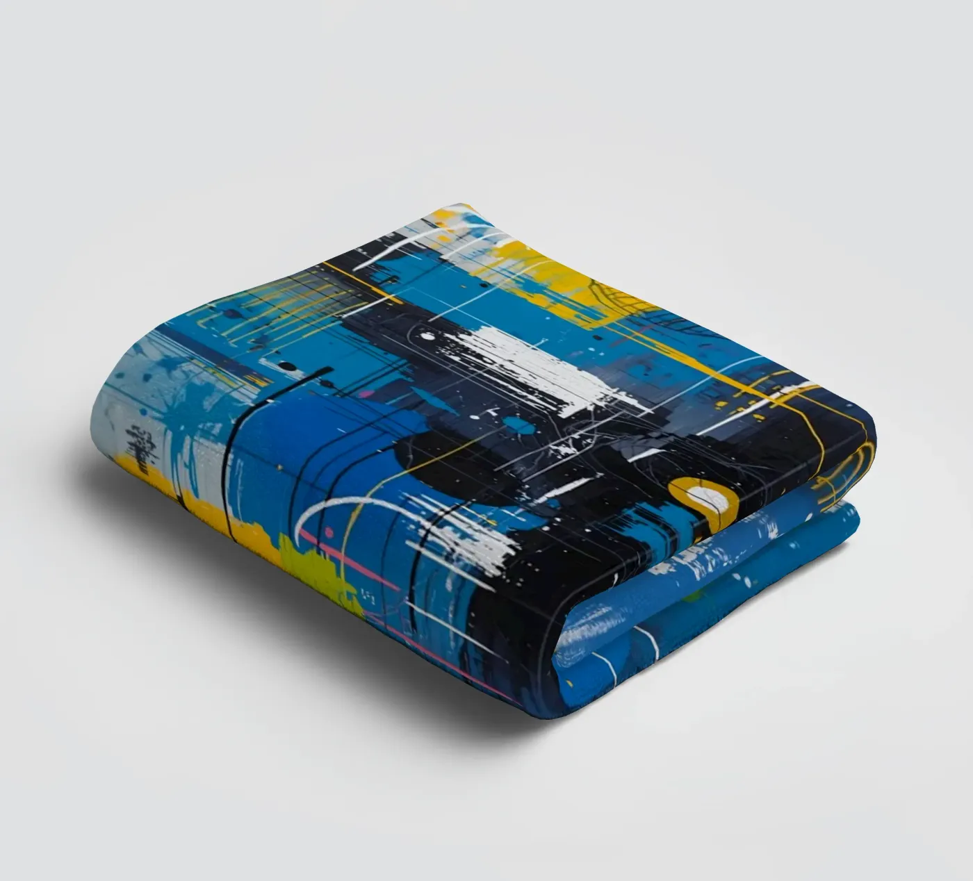 Abstract Expression towel by uniqe world