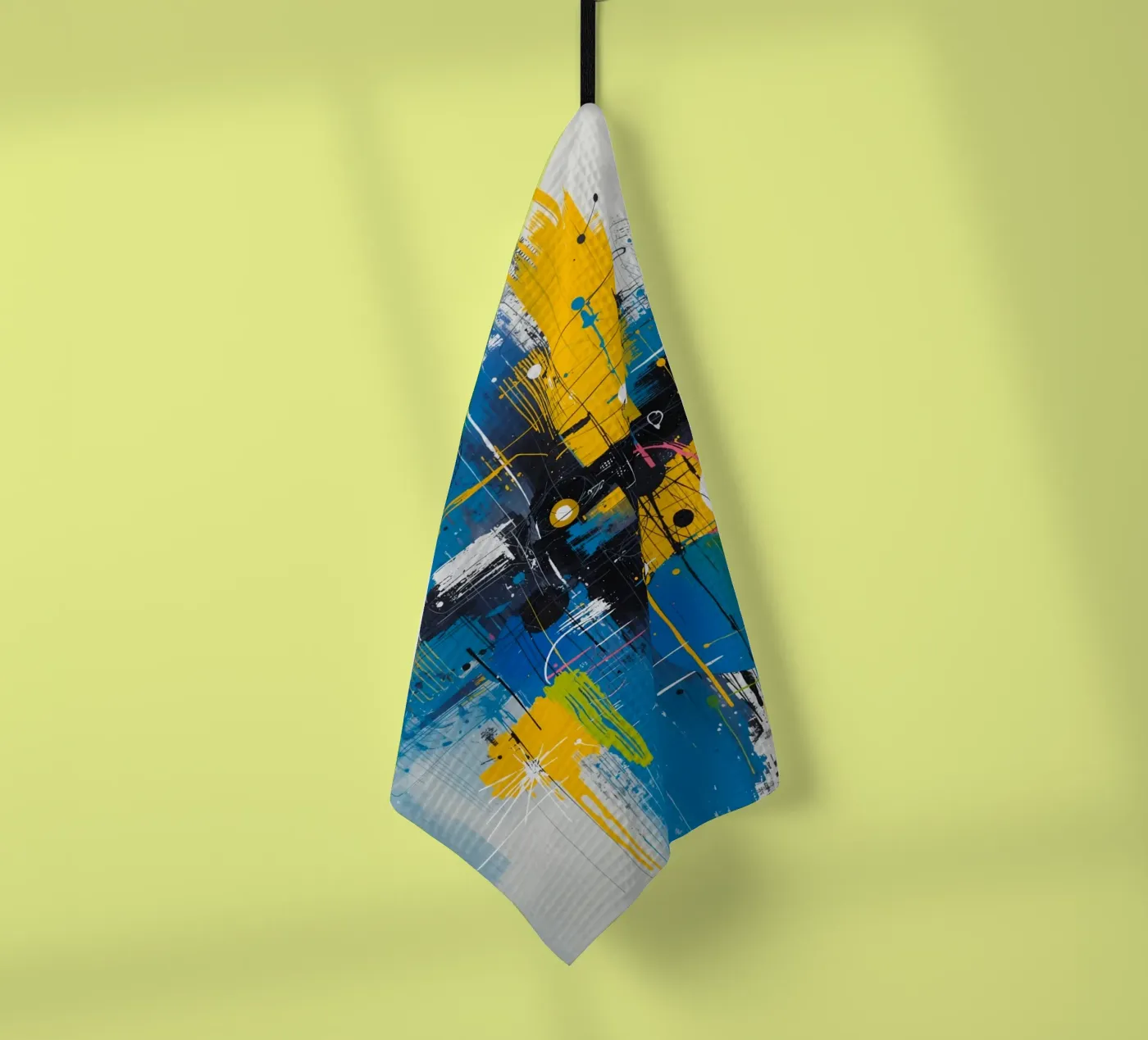 Abstract Expression torchon de uniqe world