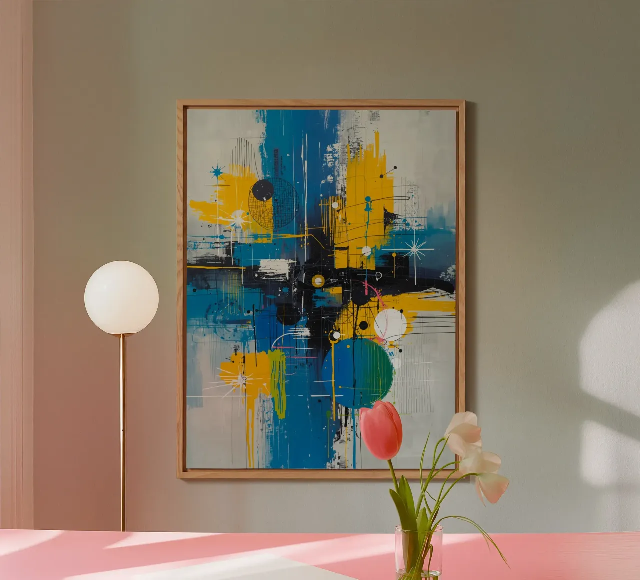 Abstract Expression forex plate by uniqe world