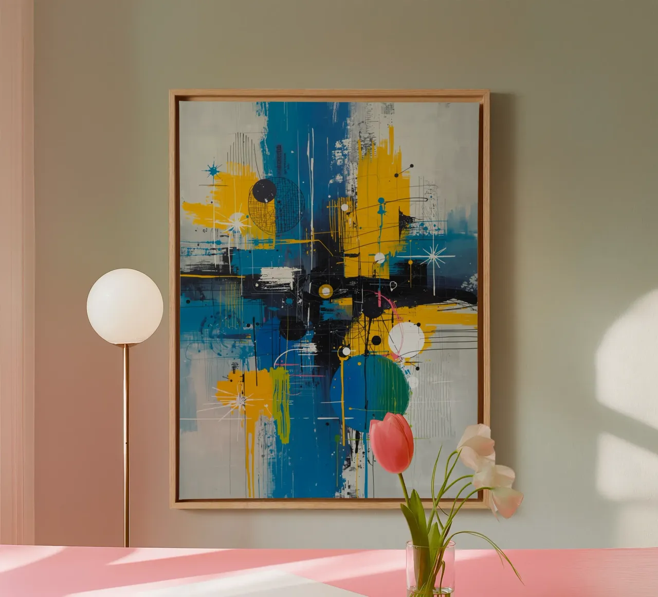 Espressione astratta tela da uniqe world