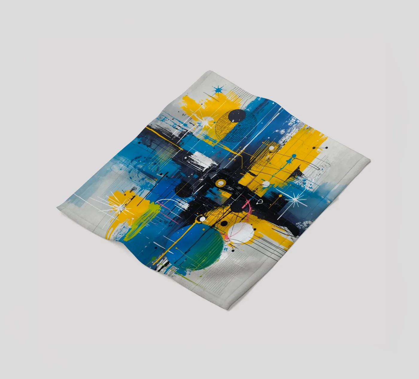 Abstract Expression fleecedeken van uniqe world