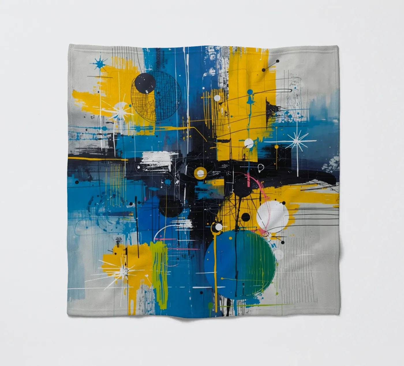 Abstract Expression fleece blanket by uniqe world