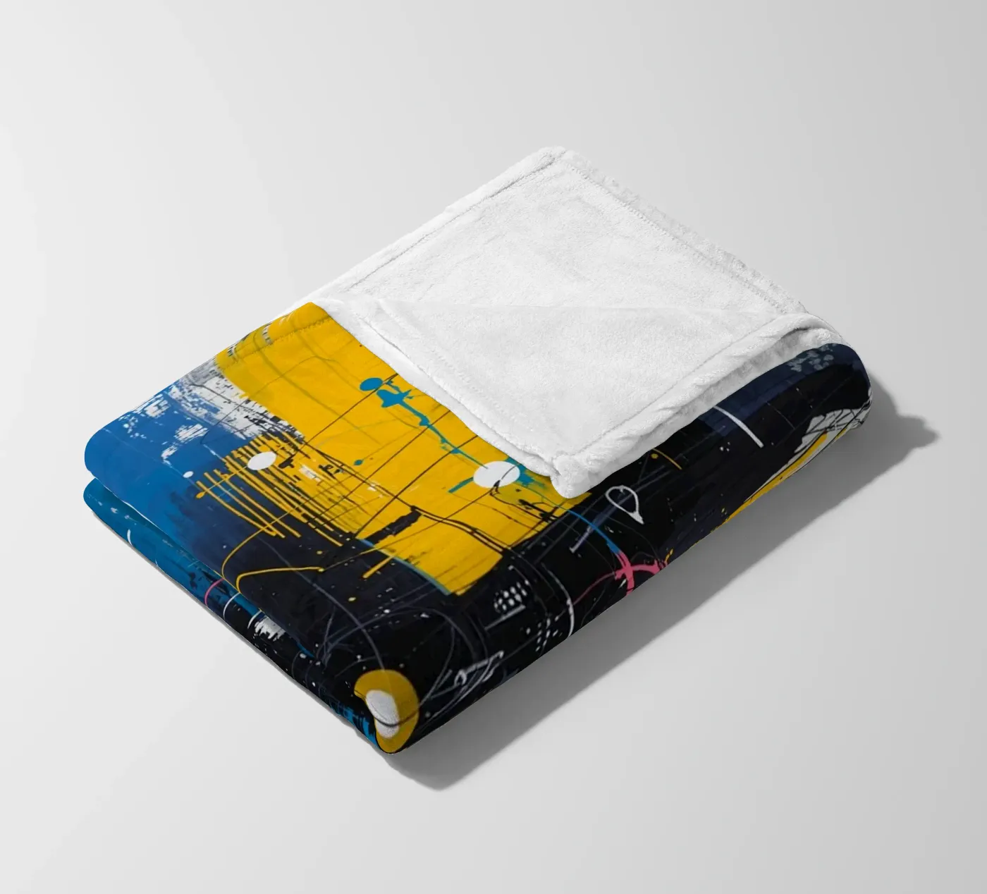 Abstract Expression fleece blanket by uniqe world