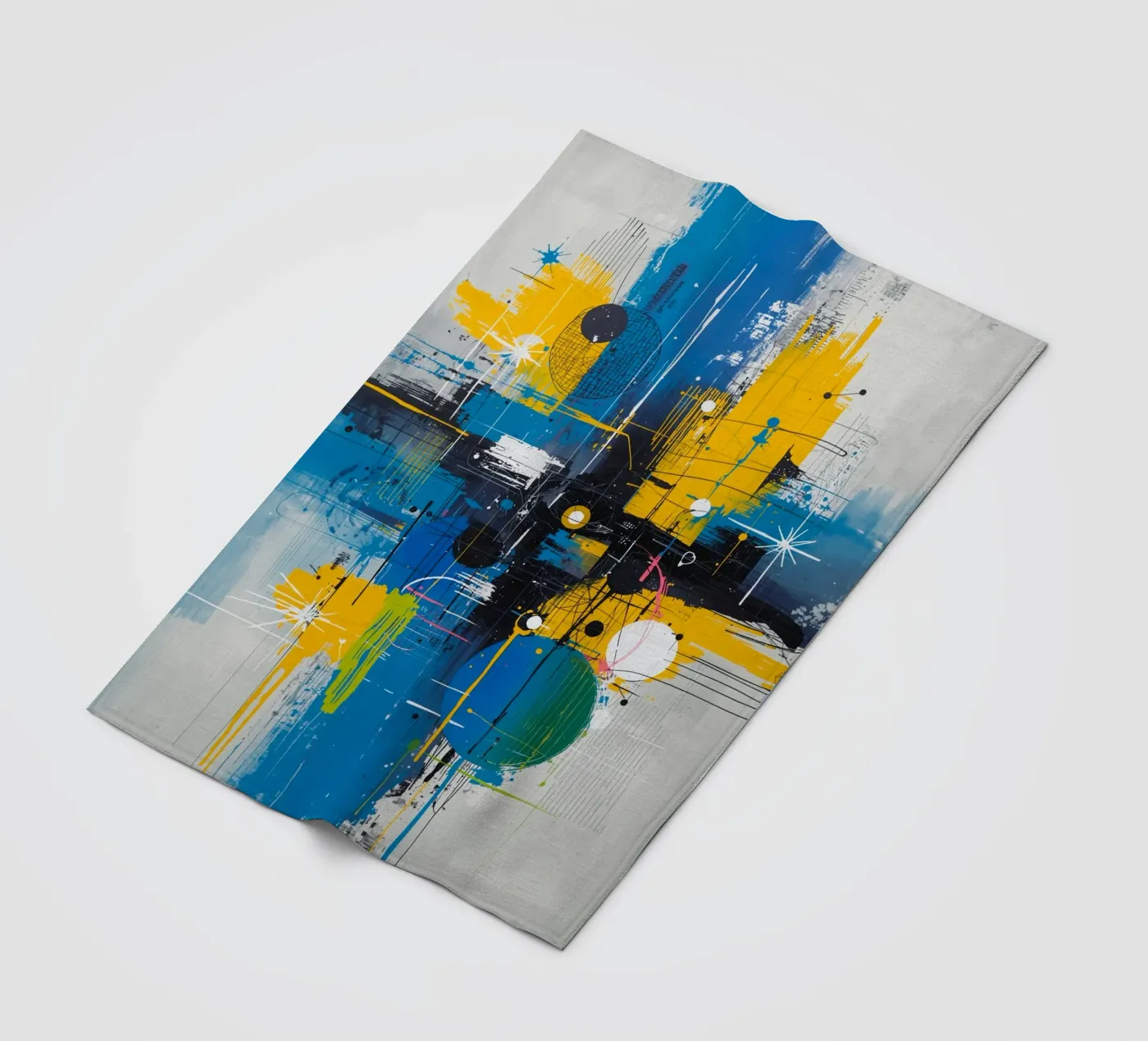 Abstract Expression fleecedeken van uniqe world