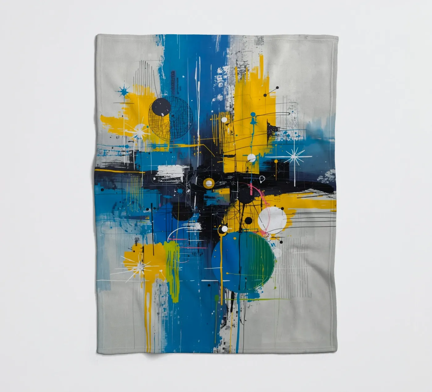 Abstract Expression fleece blanket by uniqe world