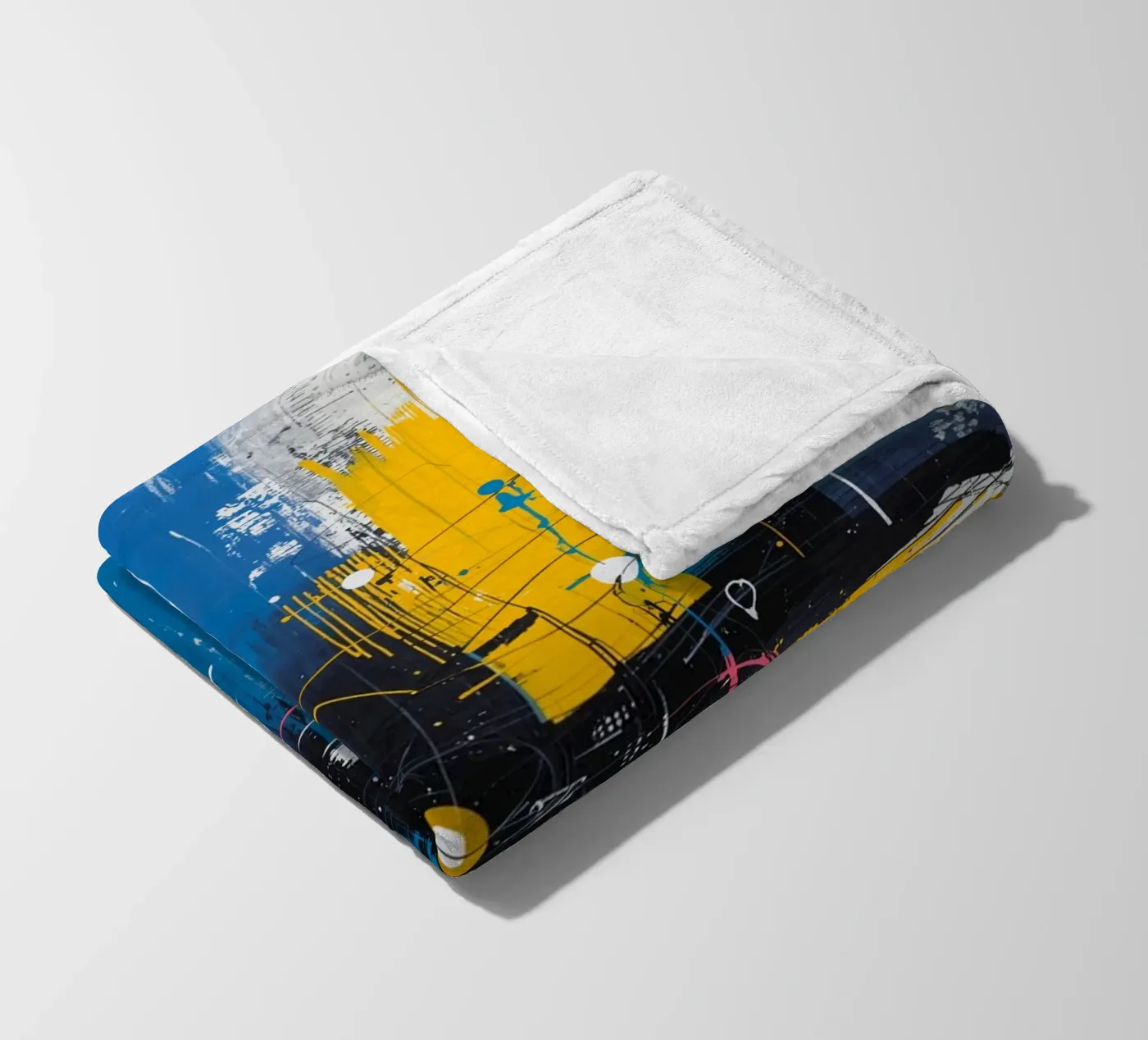 Abstract Expression fleece blanket by uniqe world