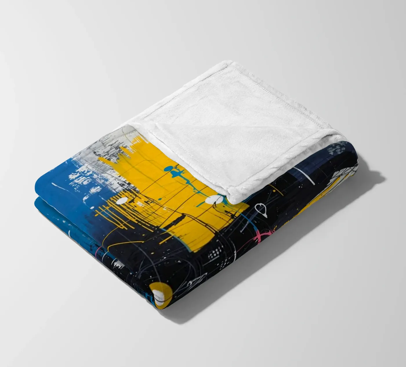 Abstract Expression fleece blanket by uniqe world