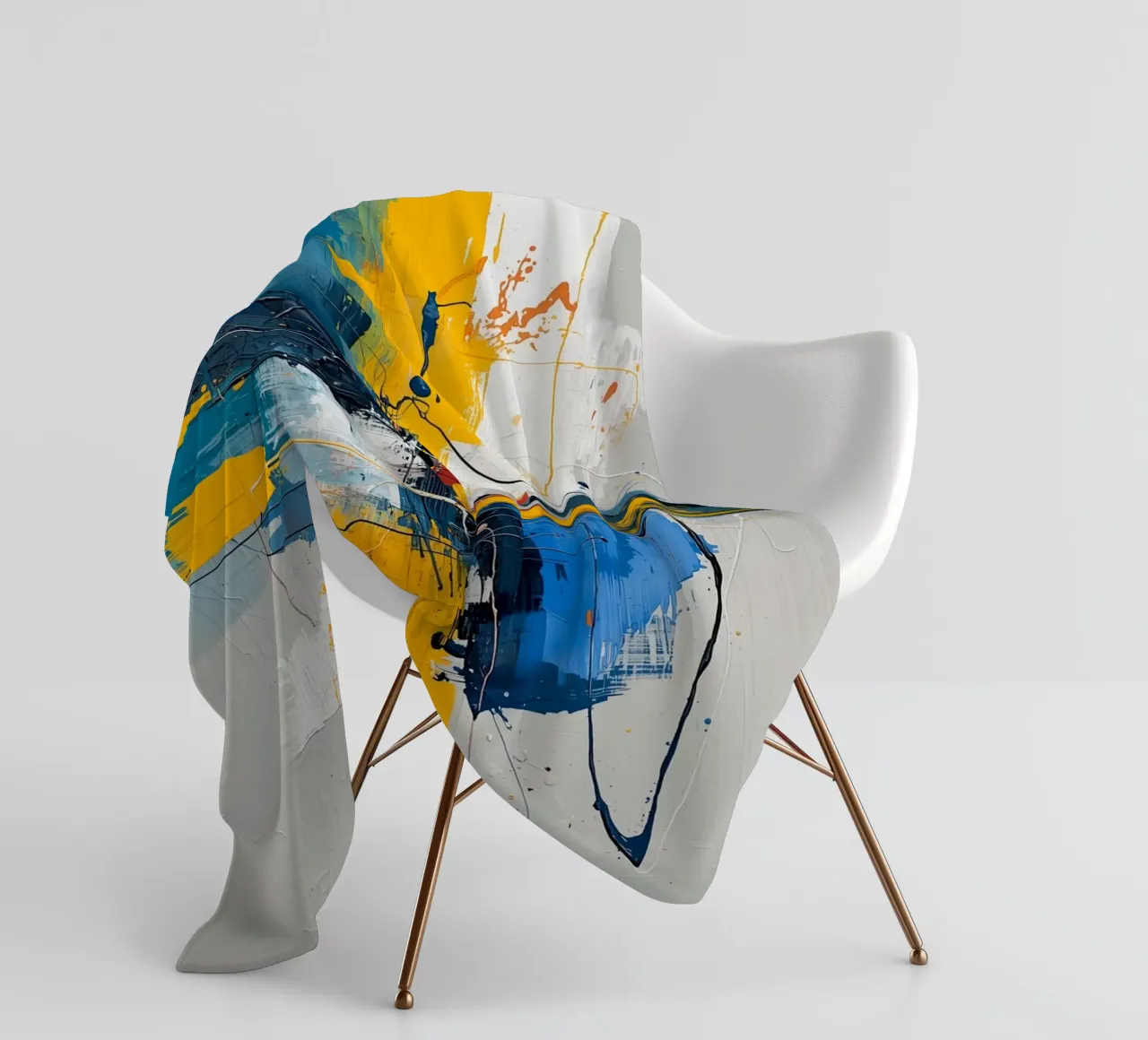 Abstrakter Ausdruck Fleecedecke von uniqe world