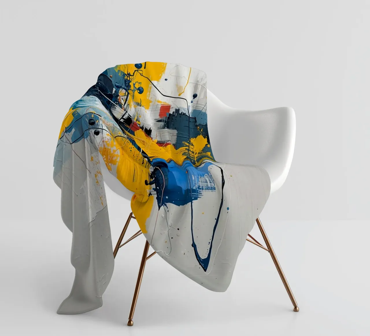 Abstrakter Ausdruck Fleecedecke von uniqe world