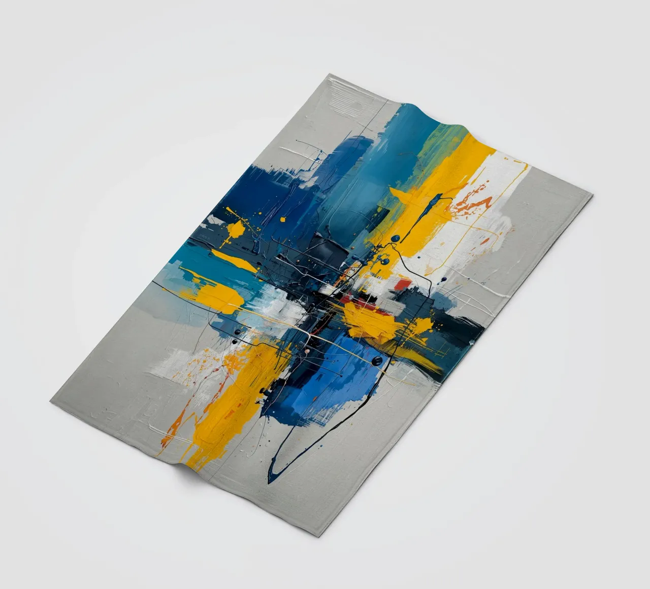 Abstrakter Ausdruck Fleecedecke von uniqe world