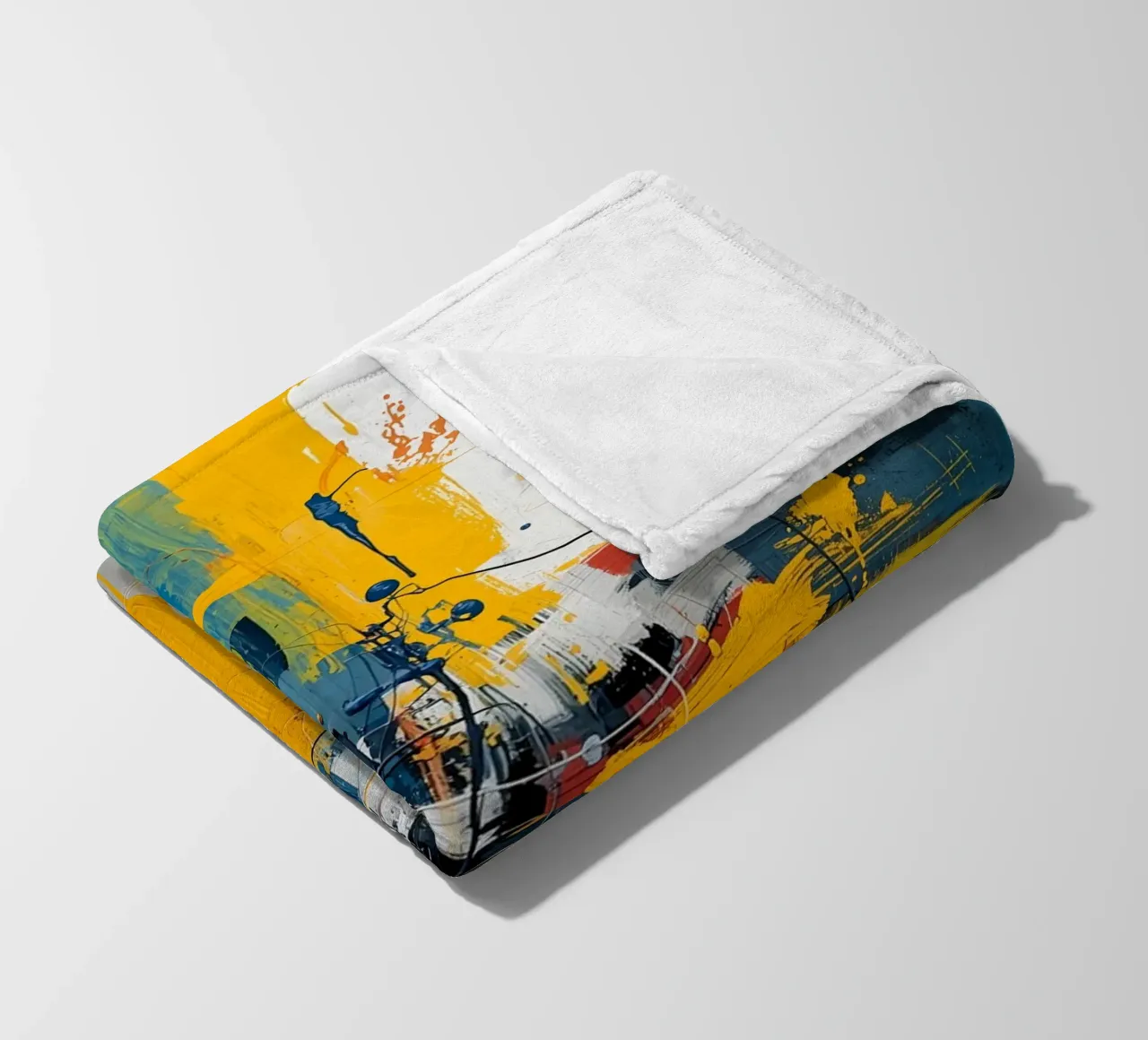 Abstrakter Ausdruck Fleecedecke von uniqe world