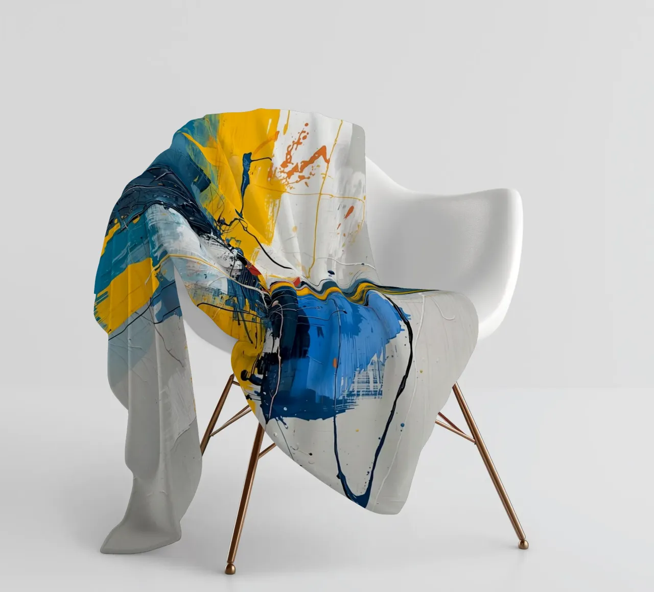 Abstrakter Ausdruck Fleecedecke von uniqe world