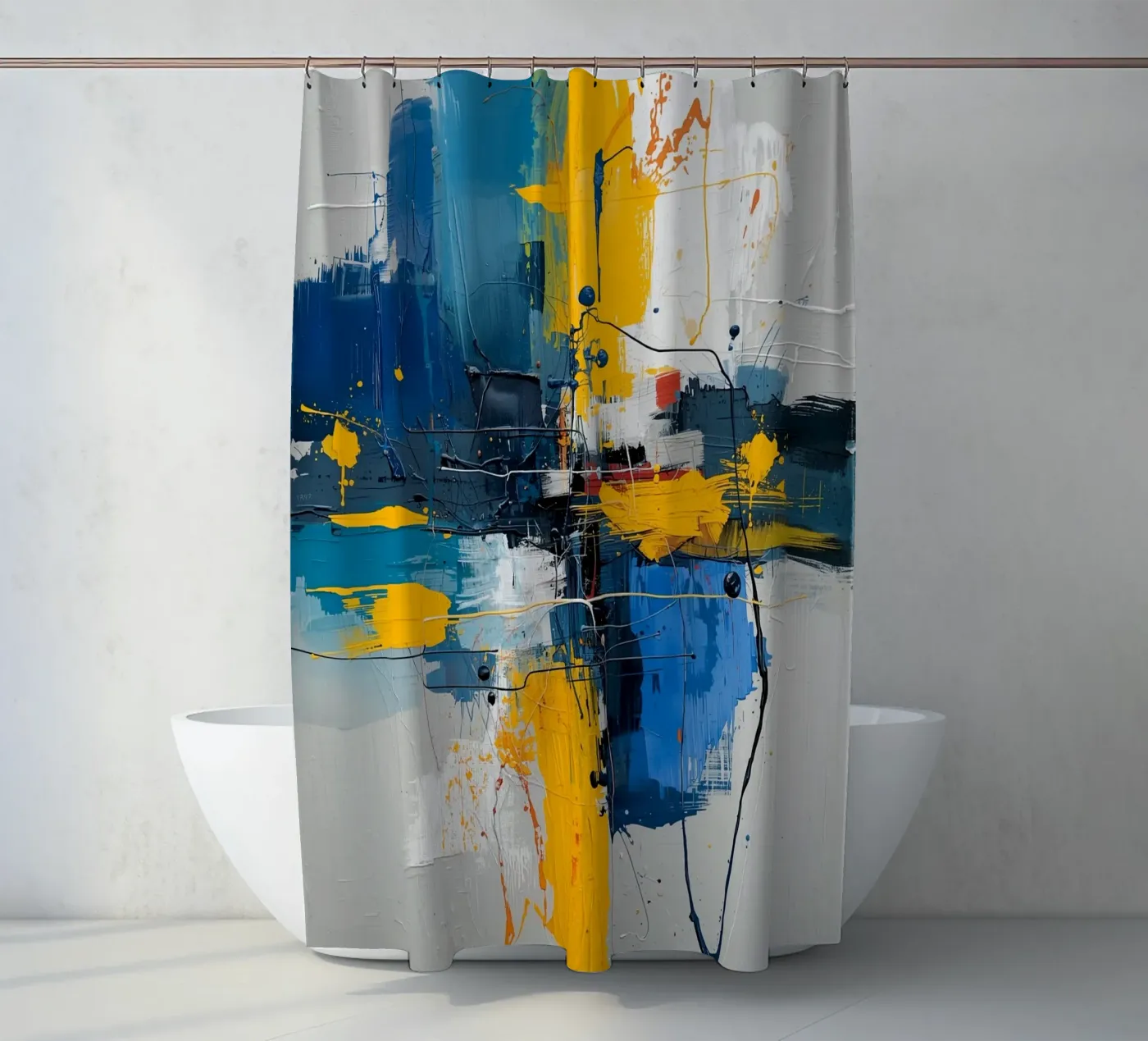 Abstract Expression Duschvorhang von uniqe world