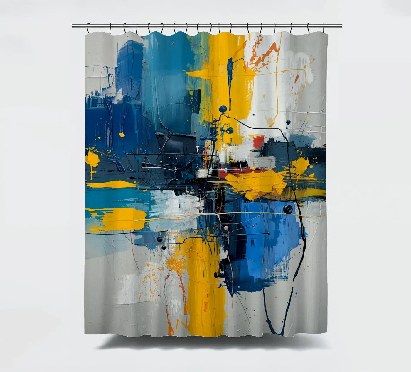 Abstract Expression Duschvorhang von uniqe world