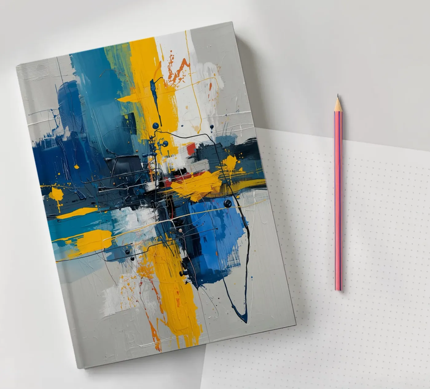 Abstract Expression notebook by uniqe world