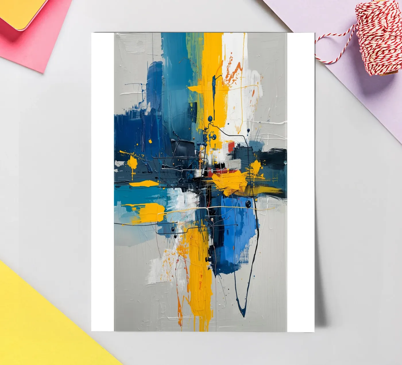 Abstract Expression sticker sheet by uniqe world