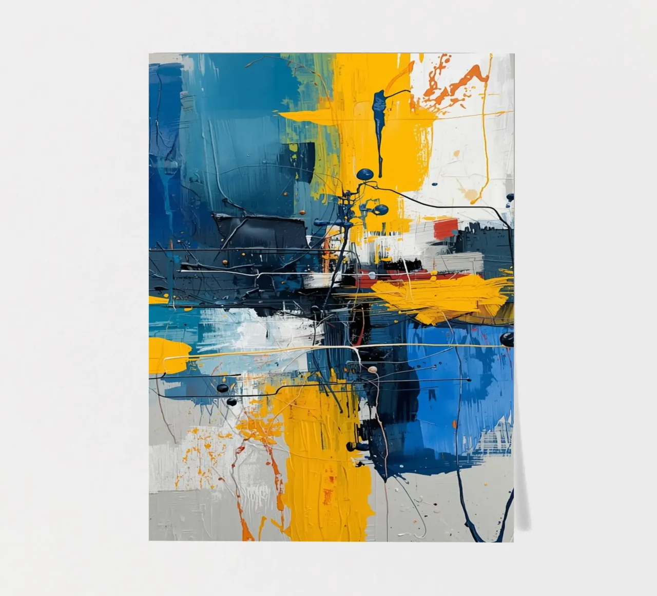 Abstract Expression sticker sheet by uniqe world