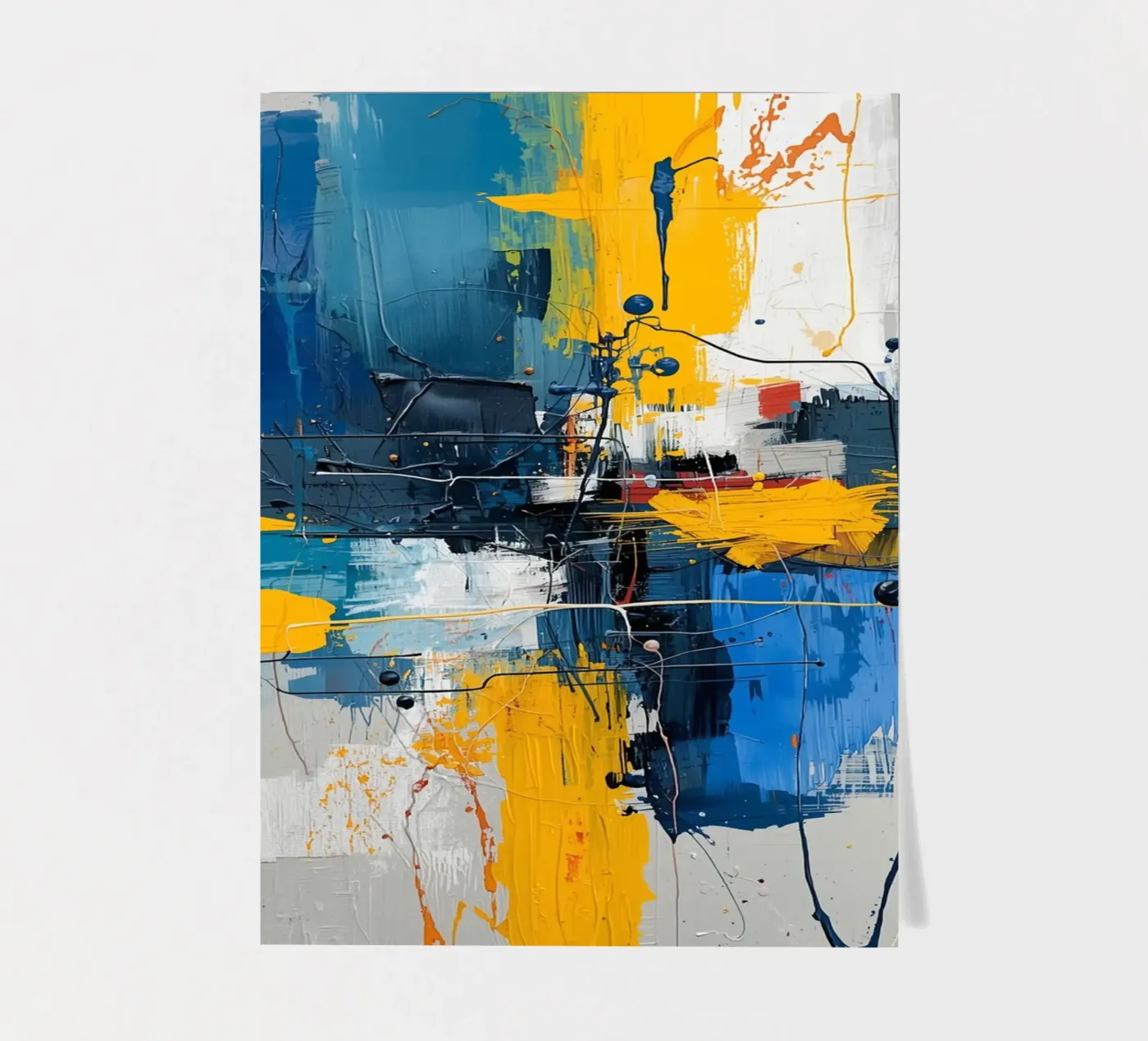 Abstract Expression sticker sheet by uniqe world