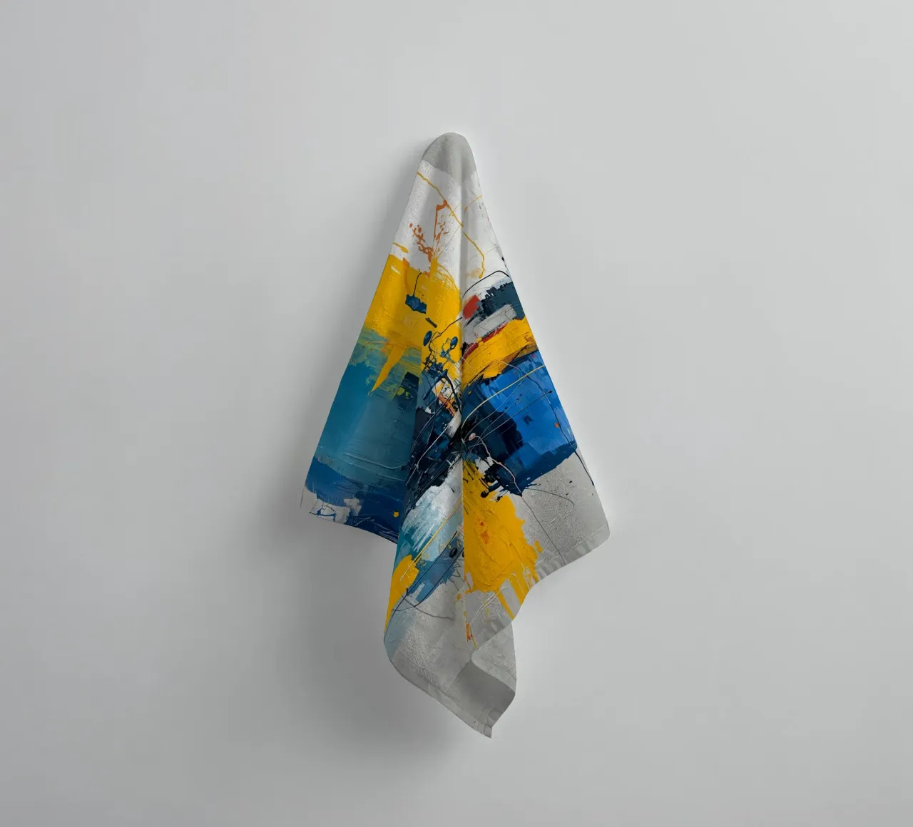 Abstract Expression towel by uniqe world