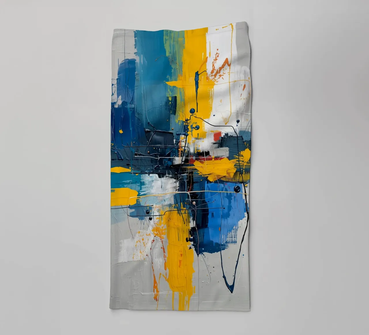 Abstract Expression towel by uniqe world