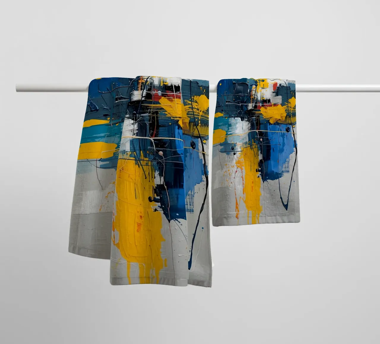 Abstract Expression towel by uniqe world