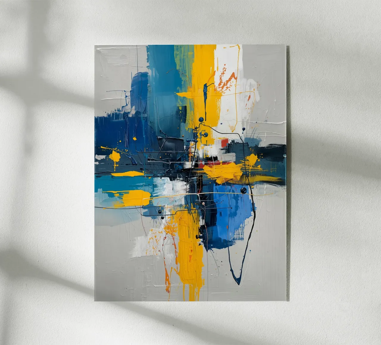 Expression abstraite plexiglas de uniqe world