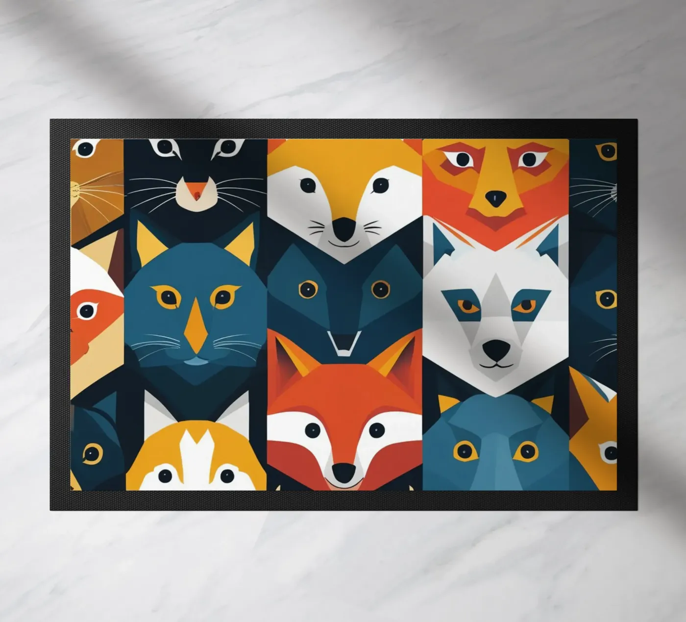 Volti selvaggi zerbino da uniqe world