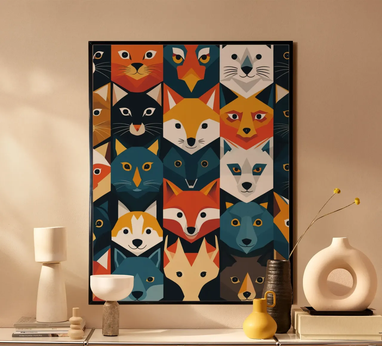 Wild Faces poster van uniqe world