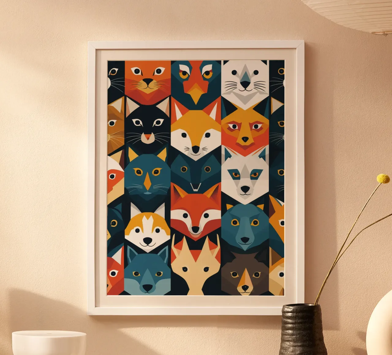 Wild Faces poster van uniqe world