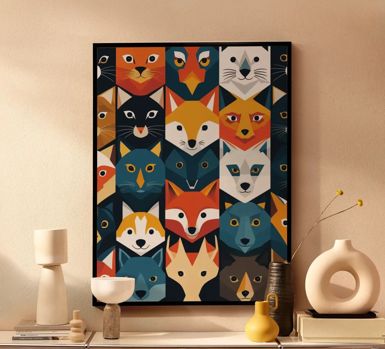 Wild Faces poster van uniqe world