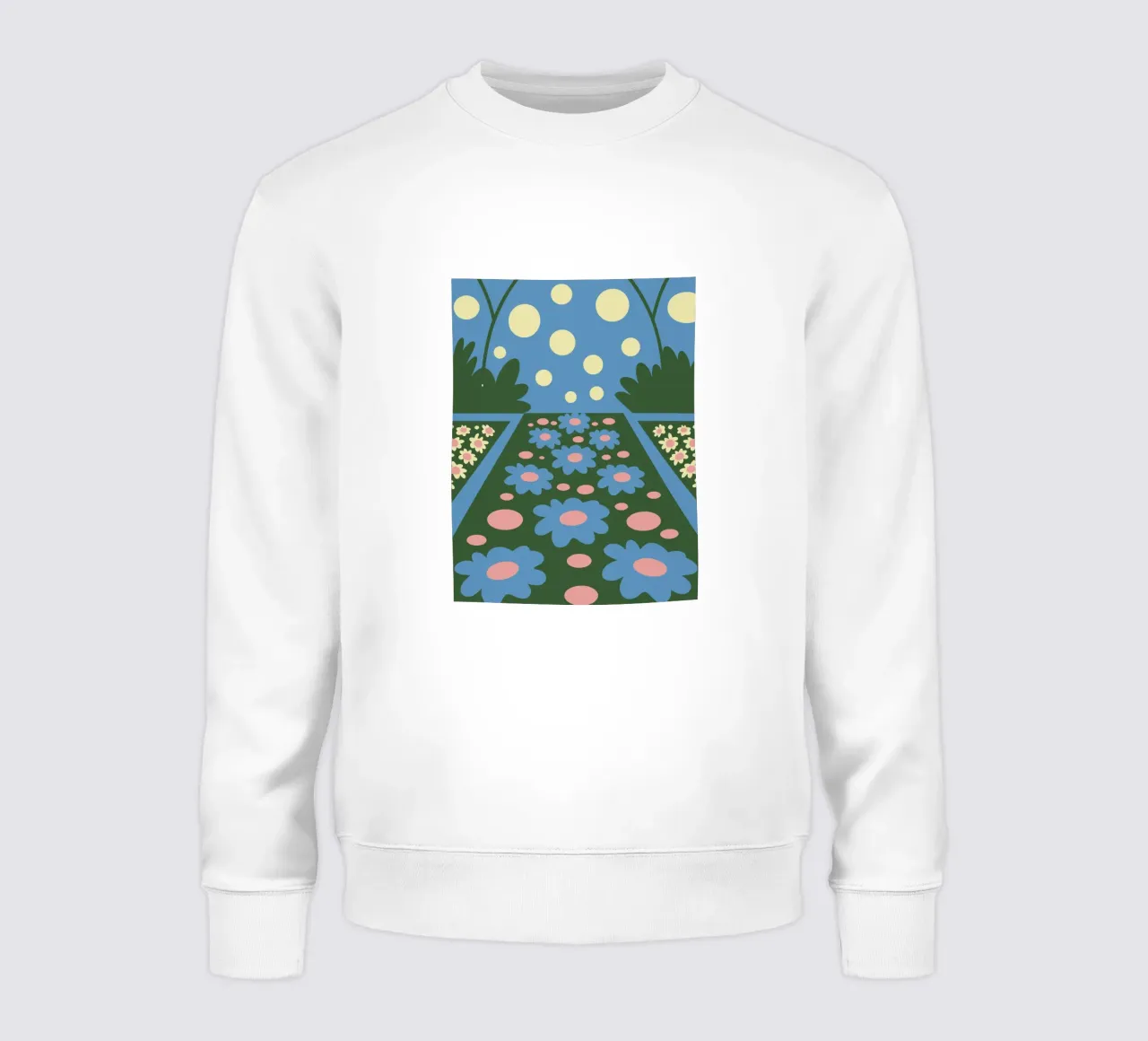 Design allegro del giardino fiorito felpa da SPECIAL FLOWER PATTERNS