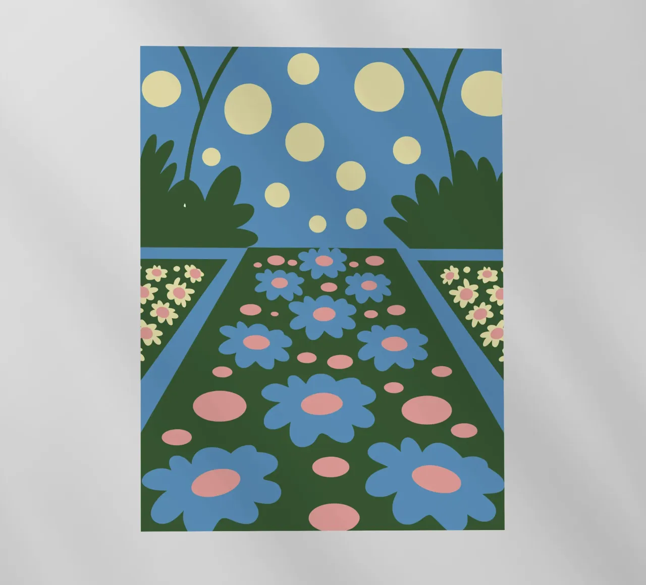 Design allegro del giardino fiorito pellicola backlit da SPECIAL FLOWER PATTERNS