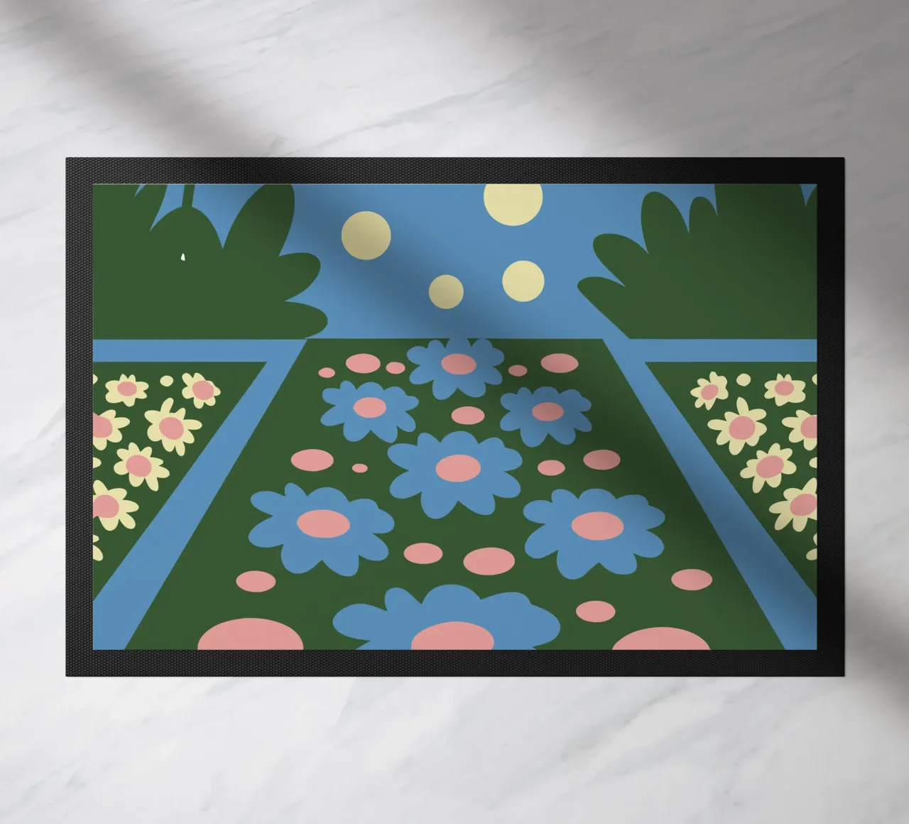 Design allegro del giardino fiorito zerbino da SPECIAL FLOWER PATTERNS