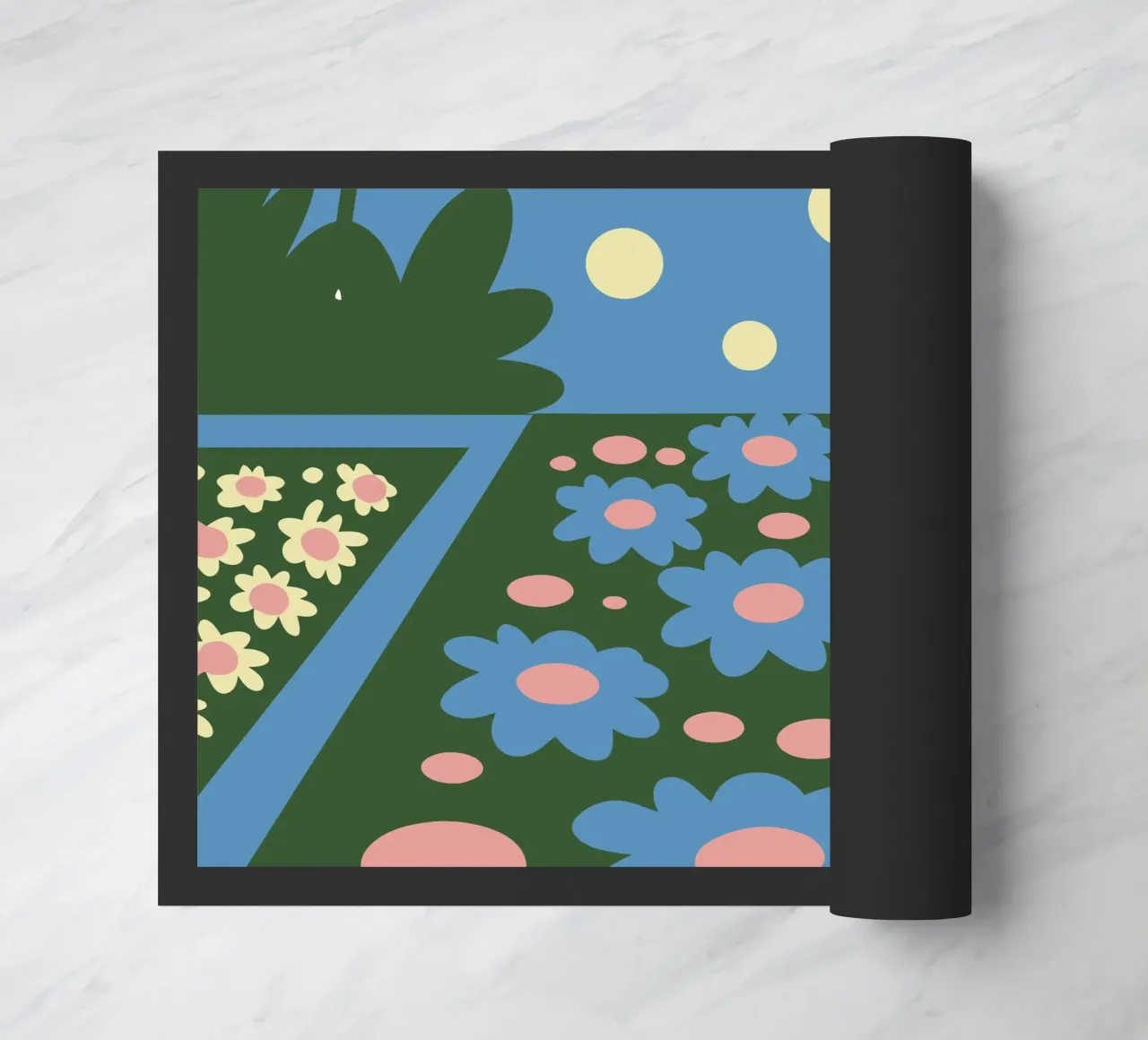 Design allegro del giardino fiorito zerbino da SPECIAL FLOWER PATTERNS