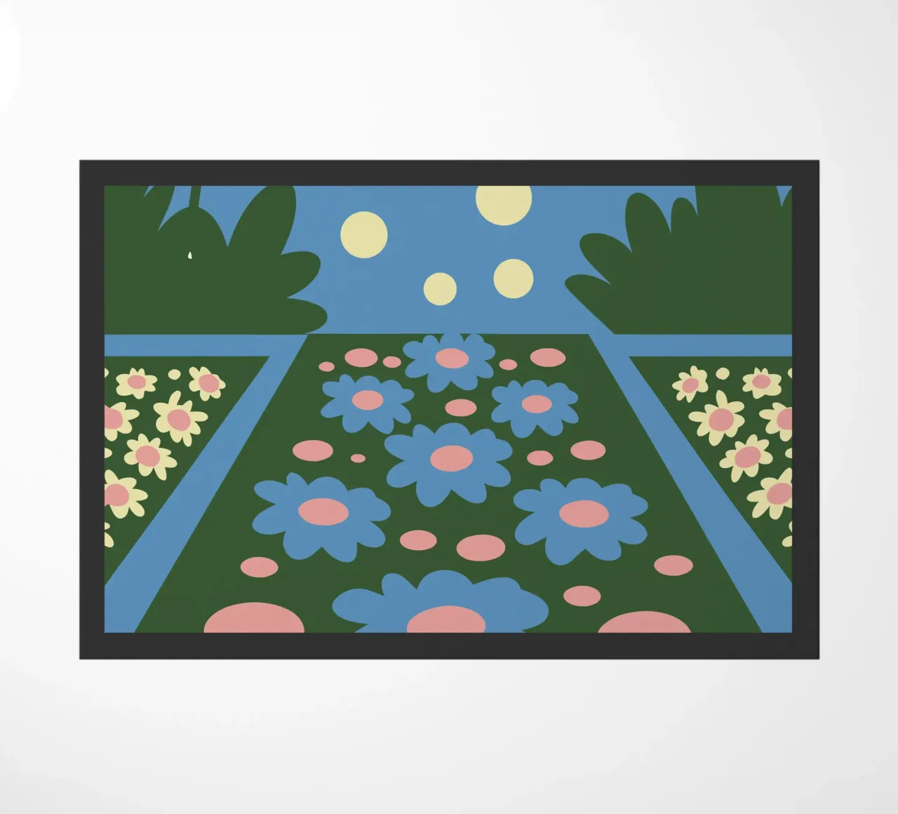 Design allegro del giardino fiorito zerbino da SPECIAL FLOWER PATTERNS