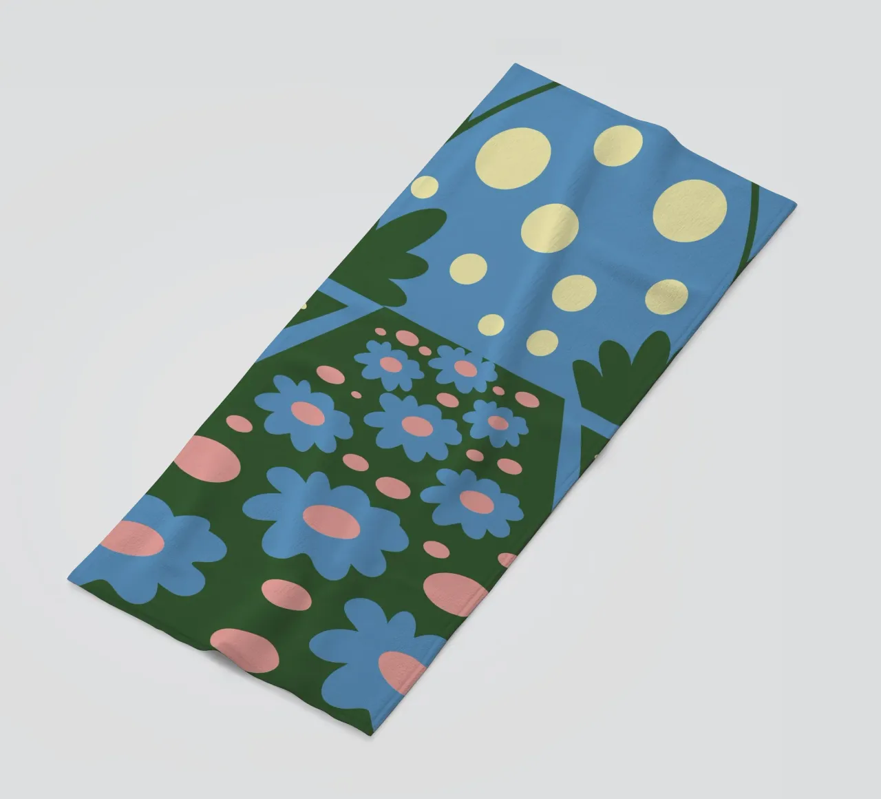 Design allegro del giardino fiorito telo mare da SPECIAL FLOWER PATTERNS