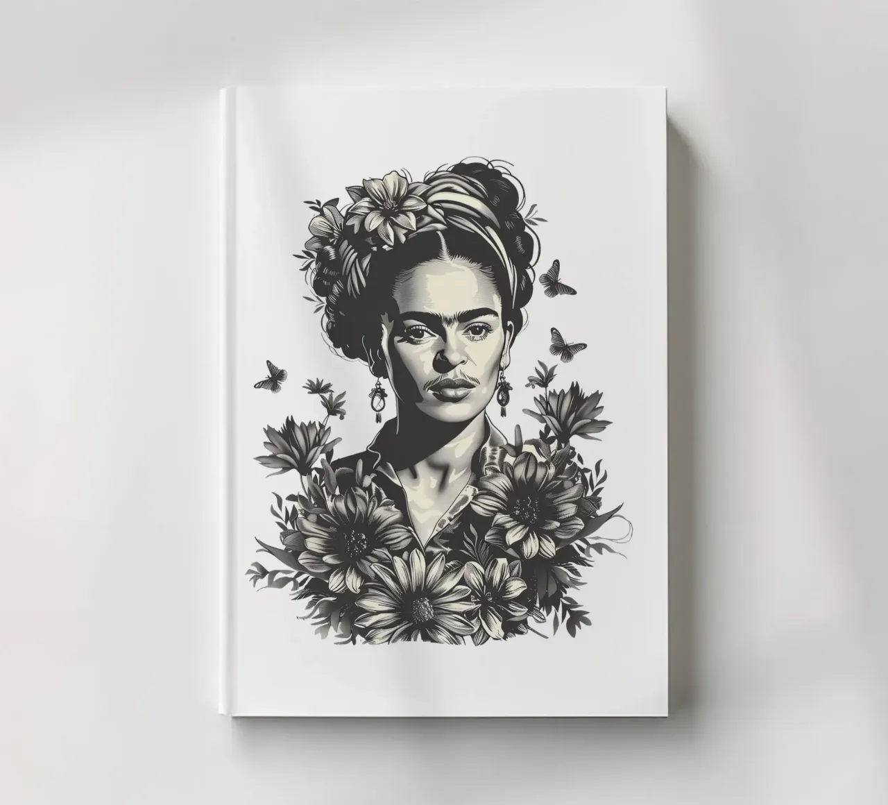 Frida Kahlo "Resilience in Art" notebook by Fantasias Florales
