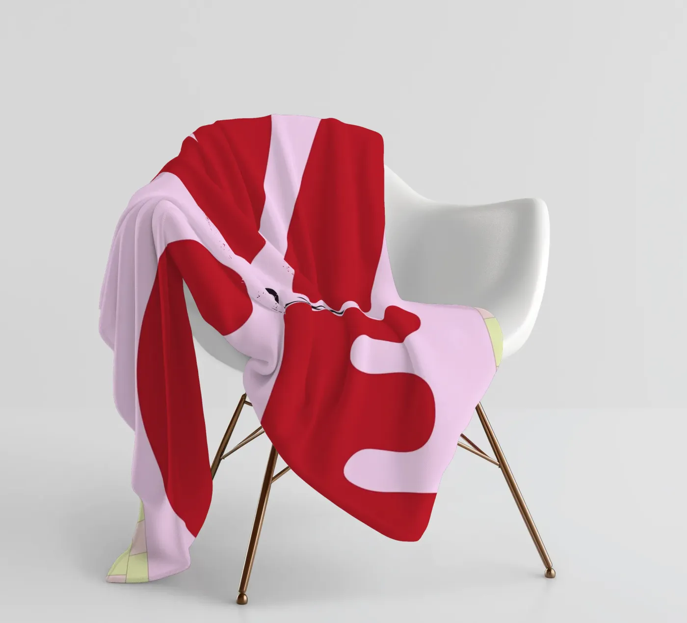 nice bum Fleecedecke von Deetooz