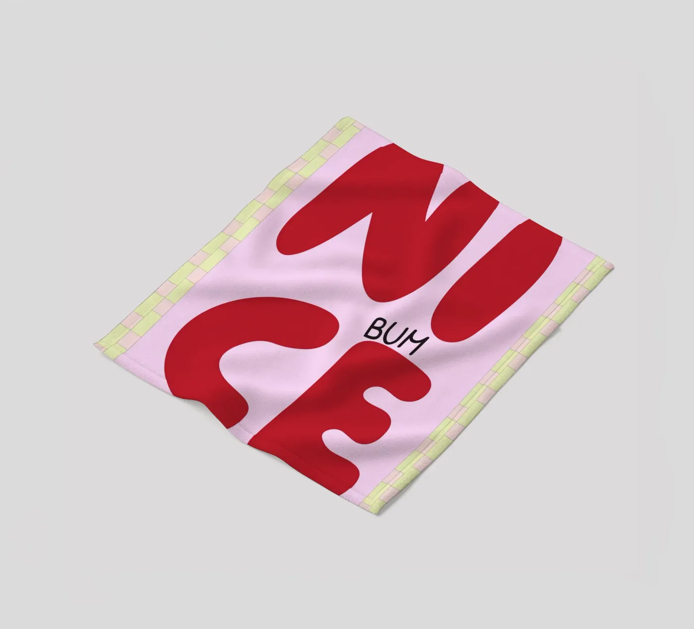 nice bum Fleecedecke von Deetooz