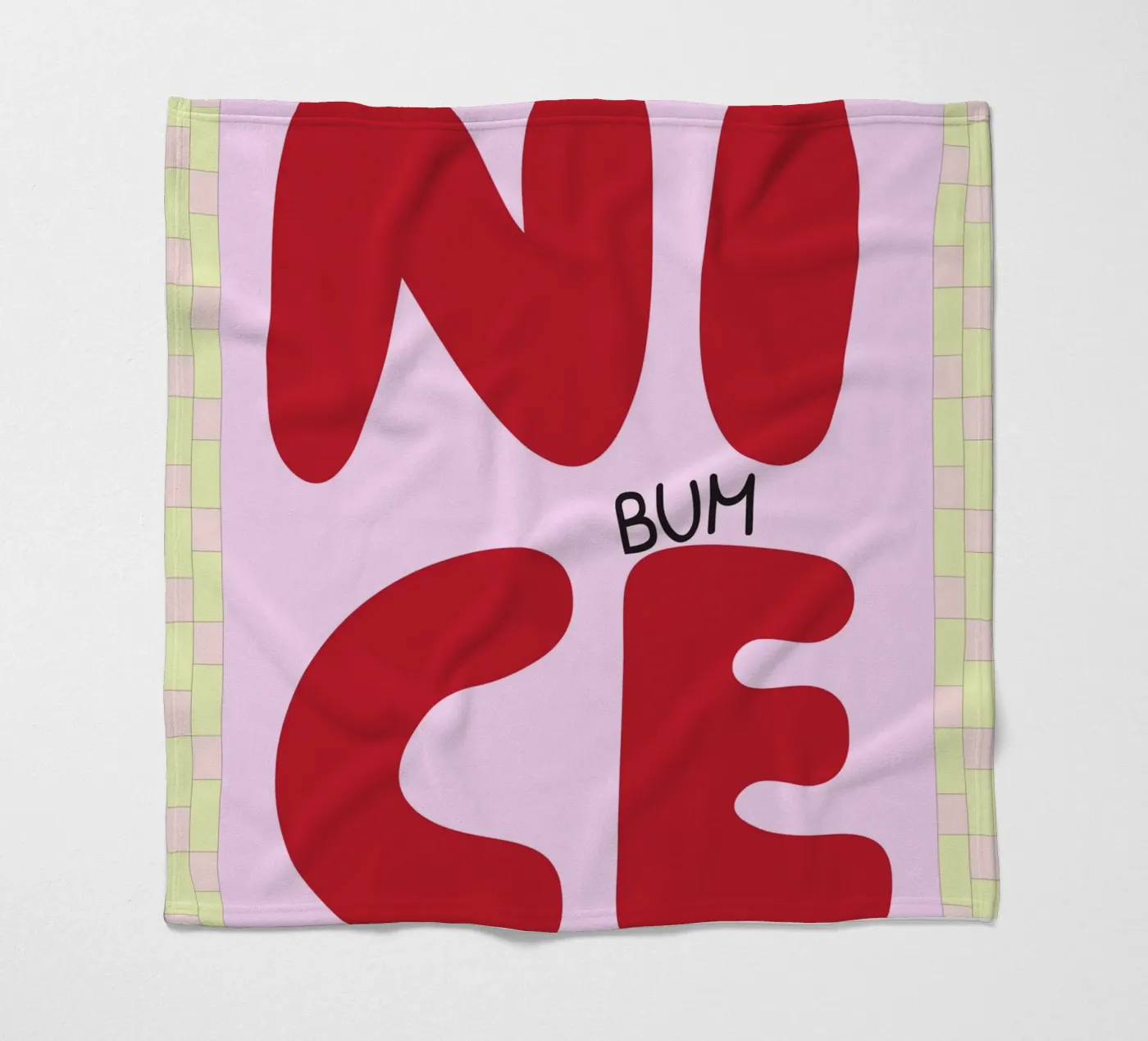 nice bum Fleecedecke von Deetooz