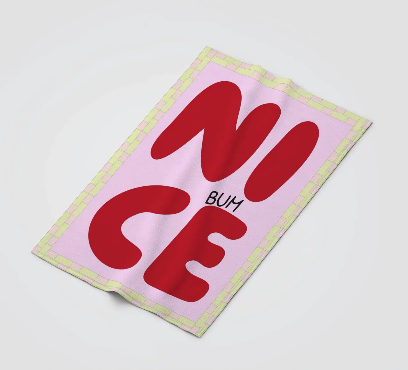 nice bum Fleecedecke von Deetooz