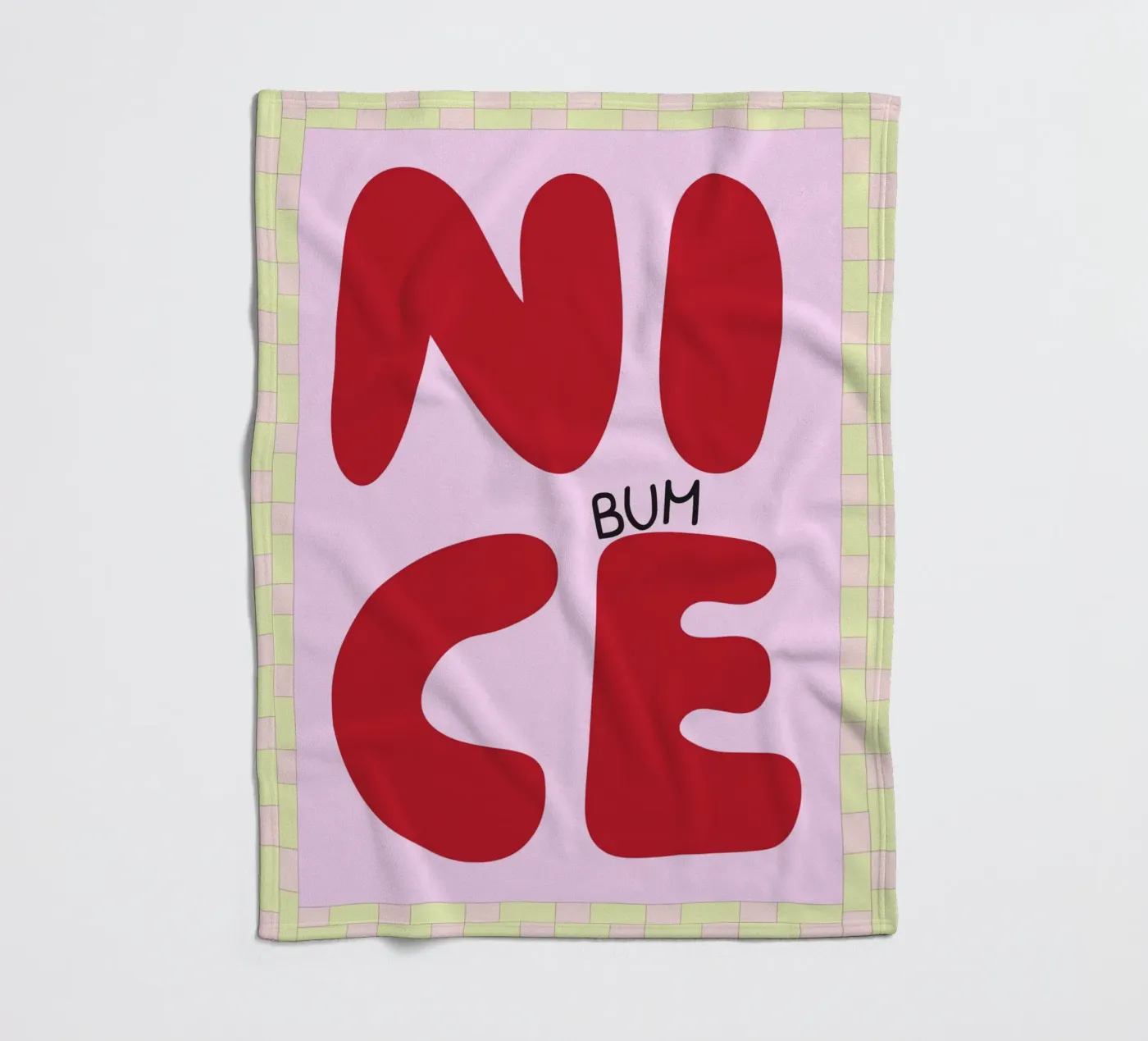 nice bum Fleecedecke von Deetooz