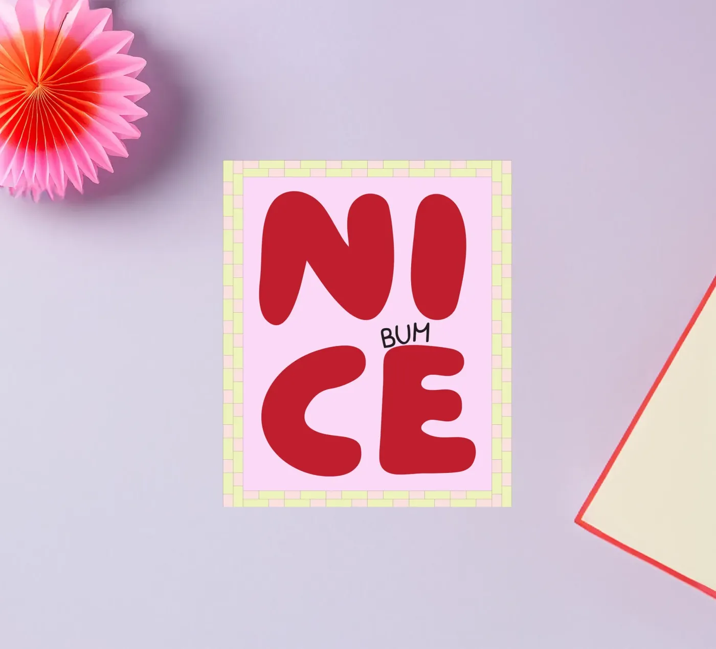 nice bum sticker by Deetooz
