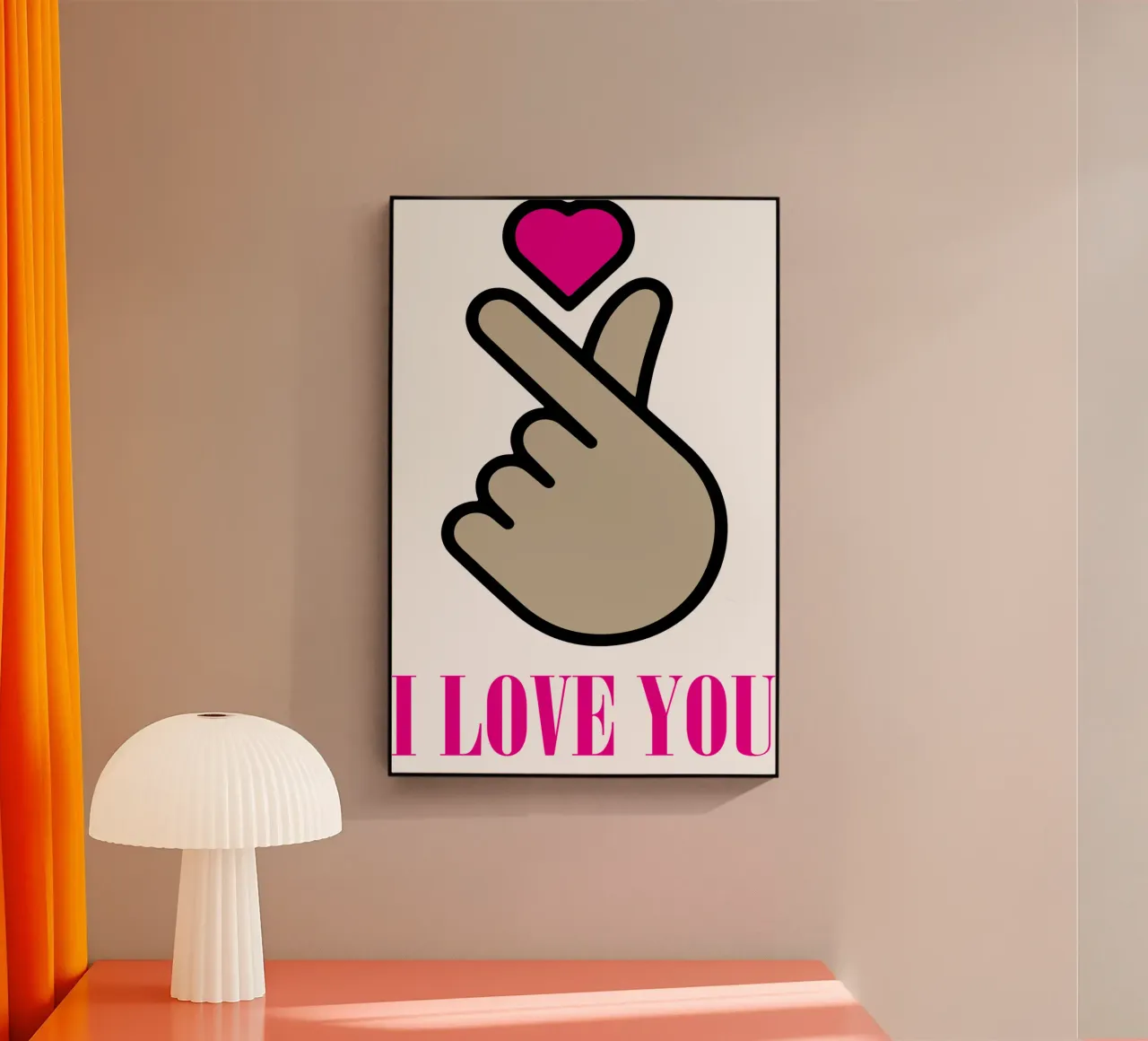 TI AMO plexiglass da Deetooz